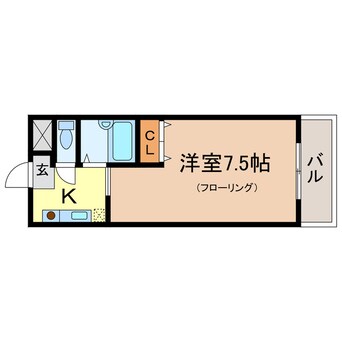 間取図 パルシティ大津