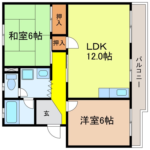 間取り図 コンステラベガ・若葉台