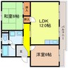 コンステラ・ベガ若葉台 2LDKの間取り
