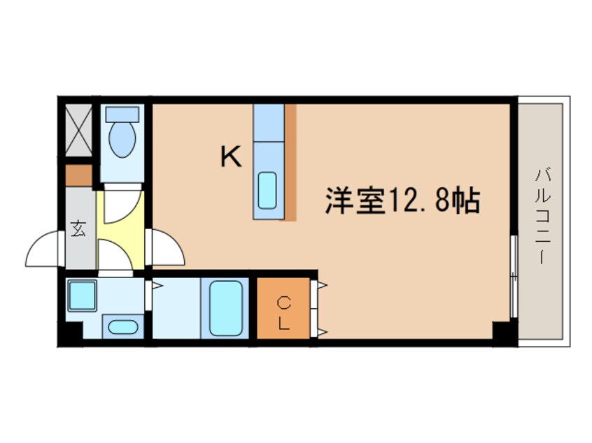 間取図 東海道本線<琵琶湖線・JR京都線>/瀬田駅 バス12分庄山東自治会館前下車:停歩3分 6階 築17年