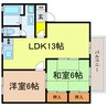 セヴェルＳｅｔａ 2LDKの間取り