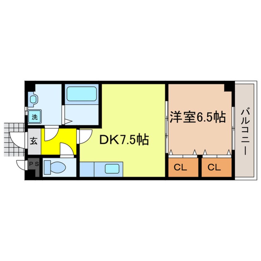 間取図 エスポワール大将軍