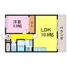 アプローズ 1LDKの間取り