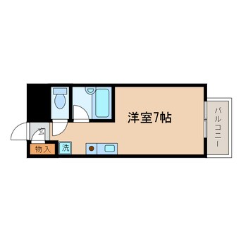 間取図 東海道本線<琵琶湖線・JR京都線>/瀬田駅 徒歩8分 5階 築24年