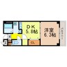 東海道本線<琵琶湖線・JR京都線>/石山駅 バス:16分:停歩1分 2階 築24年 1DKの間取り