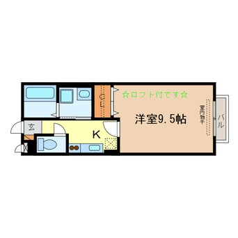 間取図 東海道本線<琵琶湖線・JR京都線>/瀬田駅 徒歩16分 2階 築15年