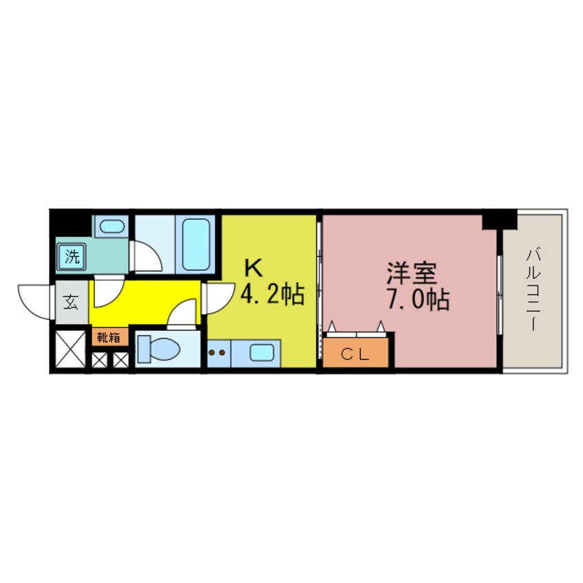 間取図 エンゼルプラザ大津長等