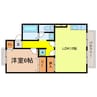 湖西線/唐崎駅 徒歩15分 2階 築28年 1LDKの間取り