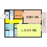 東海道本線<琵琶湖線・JR京都線>/瀬田駅 徒歩23分 2階 築16年 1LDKの間取り