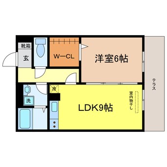 間取図 東海道本線<琵琶湖線・JR京都線>/瀬田駅 徒歩23分 1階 築15年