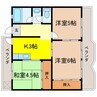 東海道本線<琵琶湖線・JR京都線>/石山駅 バス:20分:停歩1分 2階 築46年 3Kの間取り