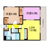東海道本線<琵琶湖線・JR京都線>/瀬田駅 バス:12分:停歩2分 4階 築17年 2LDKの間取り