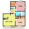 東海道本線<琵琶湖線・JR京都線>/瀬田駅 徒歩15分 2階 築16年 2LDKの間取り
