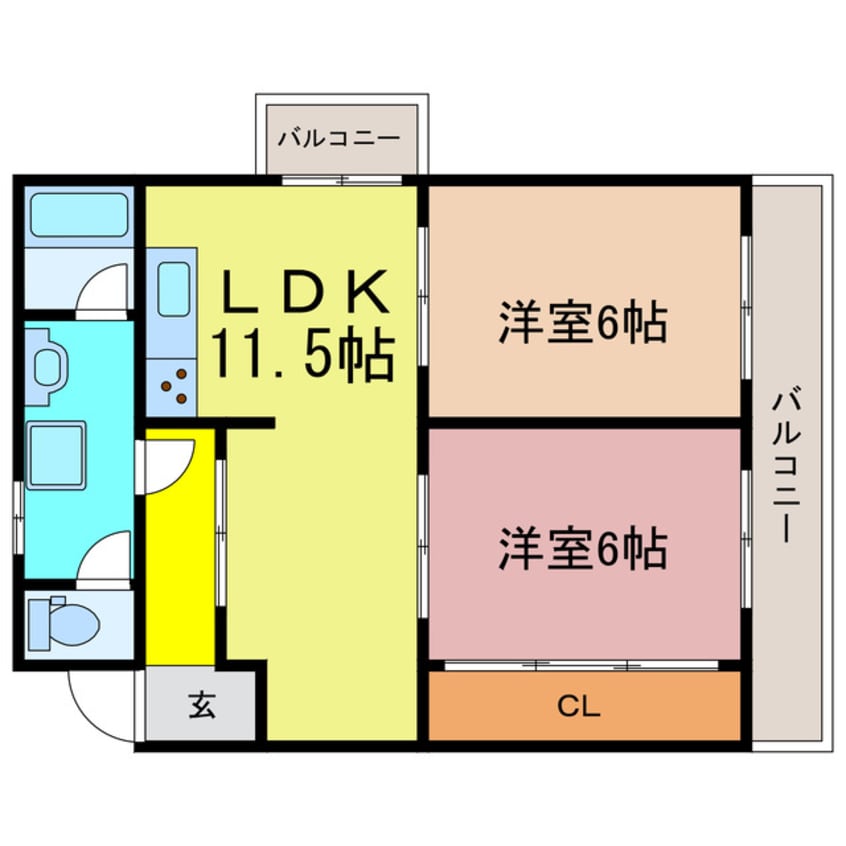 間取図 サンコーポ