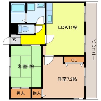 間取図 レイティー西大津３号館