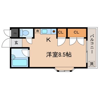 間取図 東海道本線<琵琶湖線・JR京都線>/瀬田駅 バス10分東大津高校下車:停歩14分 1階 築31年