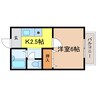 アトリオT 1Kの間取り