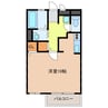 エスポワール一里山 1Rの間取り