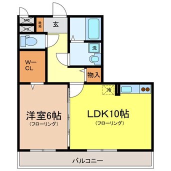 間取図 東海道本線<琵琶湖線・JR京都線>/瀬田駅 徒歩20分 1階 築14年