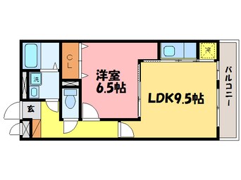 間取図 東海道本線<琵琶湖線・JR京都線>/石山駅 バス8分神領二丁目下車:停歩1分 1階 築14年