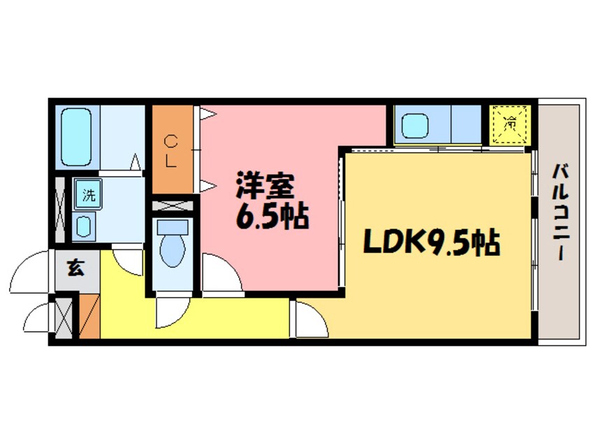 間取図 東海道本線<琵琶湖線・JR京都線>/石山駅 バス8分神領二丁目下車:停歩1分 1階 築14年