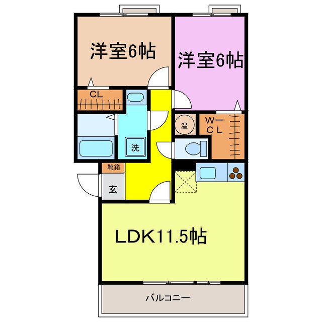 間取り図 東海道本線<琵琶湖線・JR京都線>/瀬田駅 徒歩17分 1階 築15年