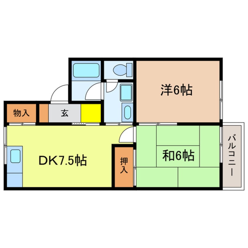 間取図 レイクハイム瀬田