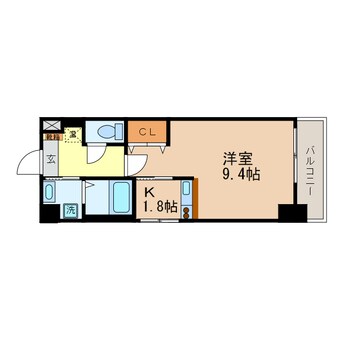 間取図 東海道本線<琵琶湖線・JR京都線>/大津駅 徒歩9分 11階 築13年