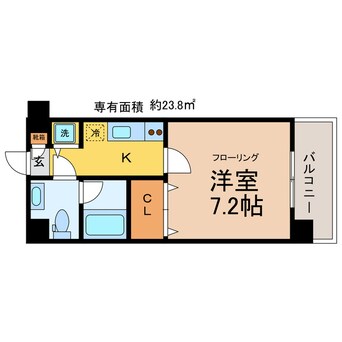 間取図 グランドパレス西大路