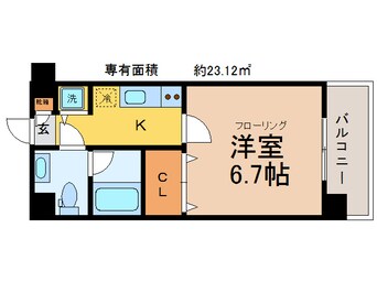 間取図 グランドパレス西大路
