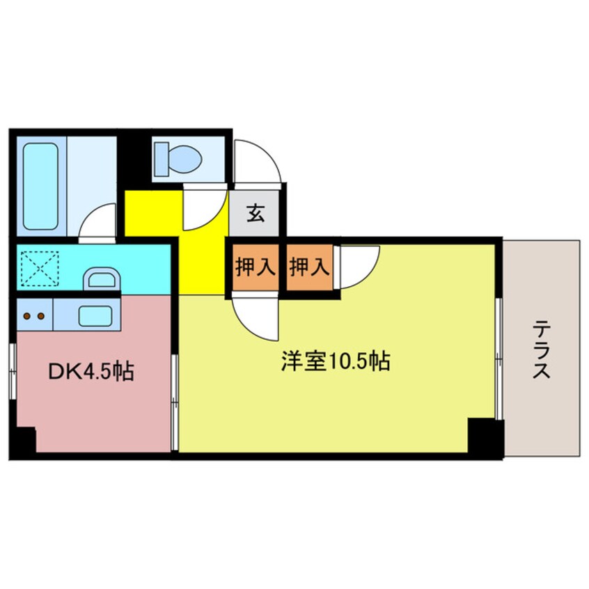 間取図 福嶋アパート