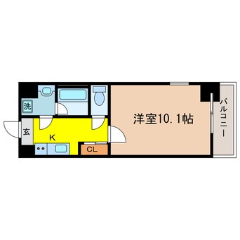 間取図 東海道本線<琵琶湖線・JR京都線>/瀬田駅 徒歩9分 9階 築20年