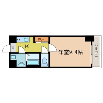 間取図 東海道本線<琵琶湖線・JR京都線>/瀬田駅 徒歩9分 7階 築20年