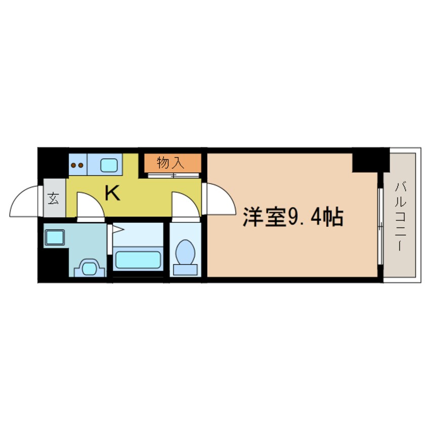 間取図 東海道本線<琵琶湖線・JR京都線>/瀬田駅 徒歩9分 7階 築20年