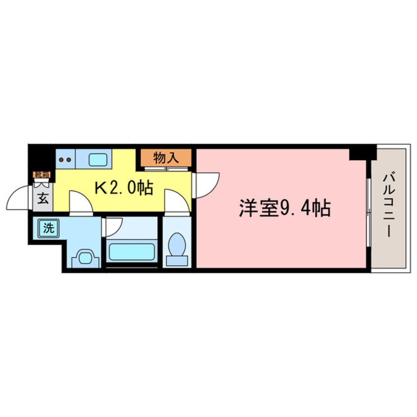 間取図 東海道本線<琵琶湖線・JR京都線>/瀬田駅 徒歩9分 7階 築20年