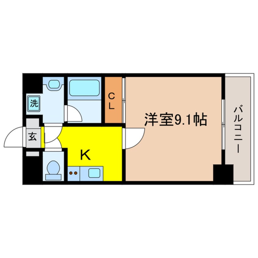 間取図 エンゼルプラザ瀬田駅前