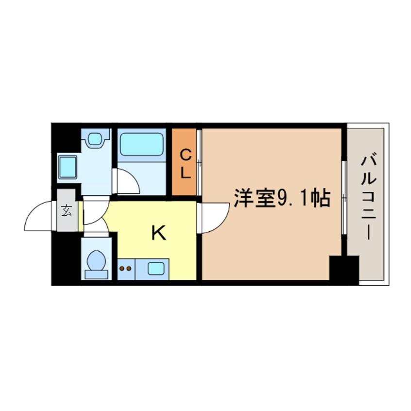 間取図 エンゼルプラザ瀬田駅前