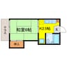 シティーハイツ 1Kの間取り