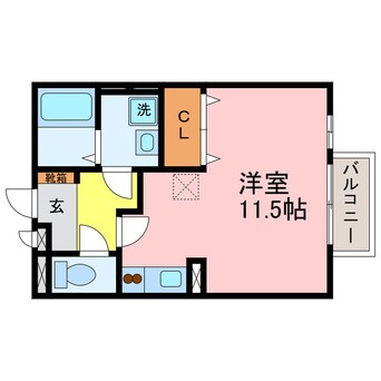間取図 モナリエコートⅠ