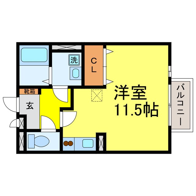 間取り図 モナリエコートⅠ
