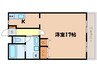 ベルヴィ大将軍 1Kの間取り