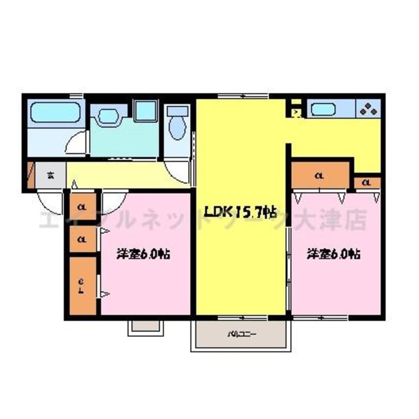 間取図 メゾンアンソレイユ