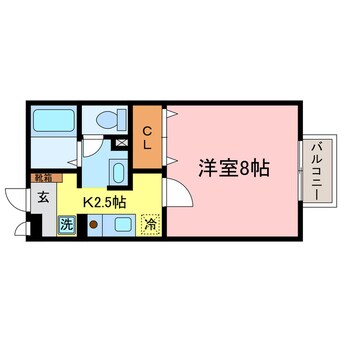 間取図 東海道本線<琵琶湖線・JR京都線>/瀬田駅 徒歩7分 1階 築23年