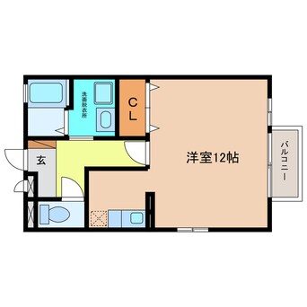 間取図 D-room石山AWAZU　Ｂ棟
