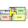 東海道本線<琵琶湖線・JR京都線>/瀬田駅 バス:10分:停歩4分 1階 築23年 2DKの間取り