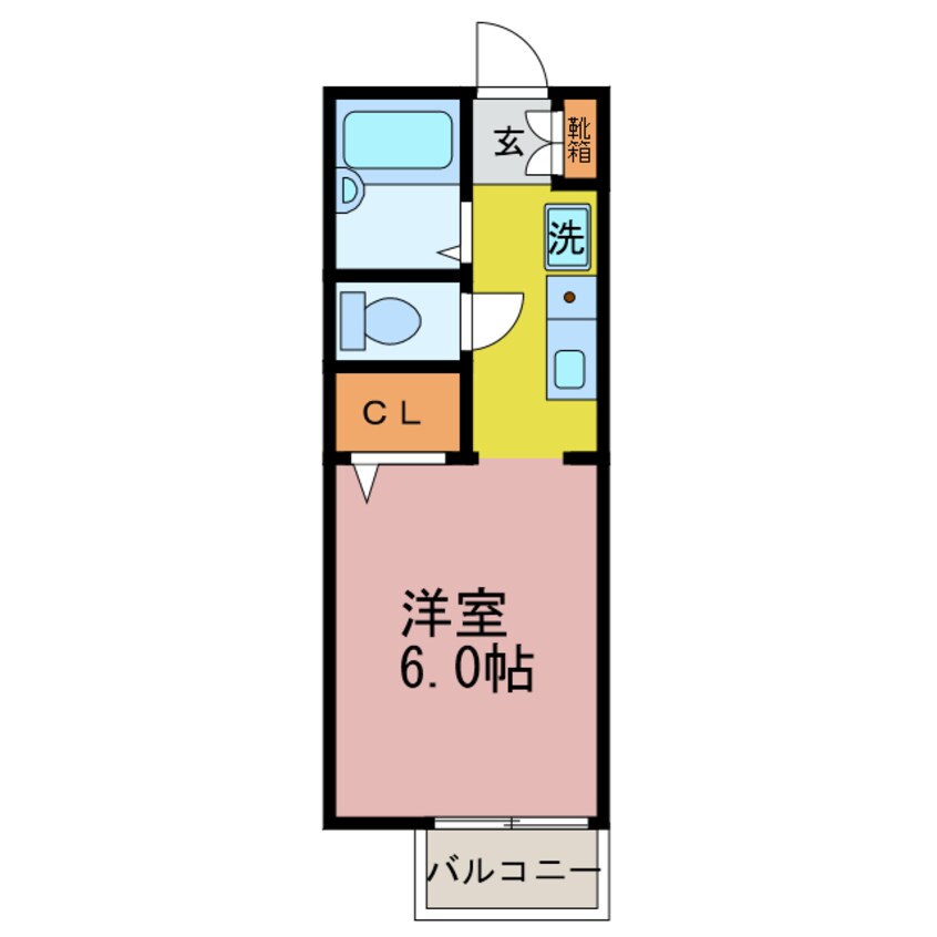 間取図 東海道本線<琵琶湖線・JR京都線>/瀬田駅 徒歩19分 1階 築31年