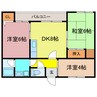ロイヤルハイツ 3DKの間取り
