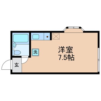 間取図 東海道本線<琵琶湖線・JR京都線>/石山駅 徒歩16分 2階 築36年