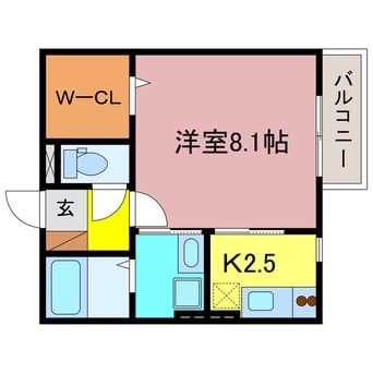 間取図 エスペランサ萱野