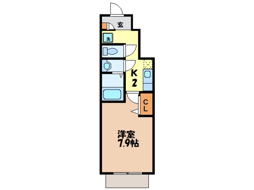 間取図 ジュネス山元Ⅱ